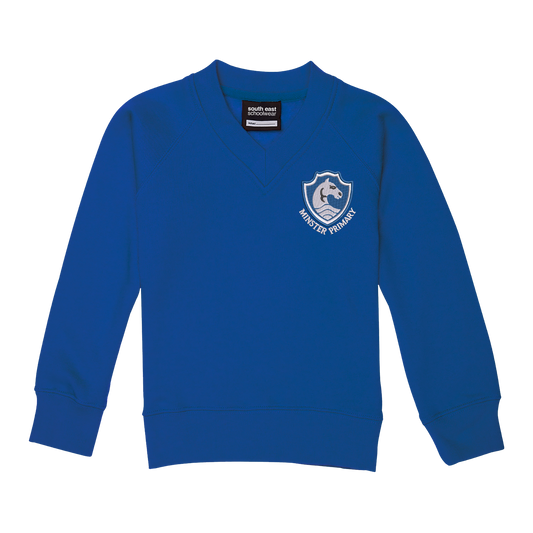 Minster In Primary V-neck Sweatshirt